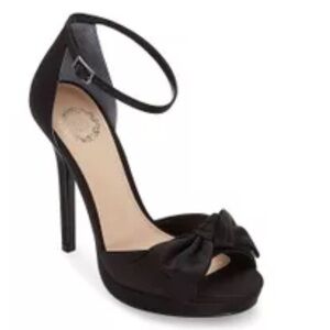 I. Miller Womens Floris Heeled Sandals/pumps/heels w/bow- BLACK 10 M NIB
